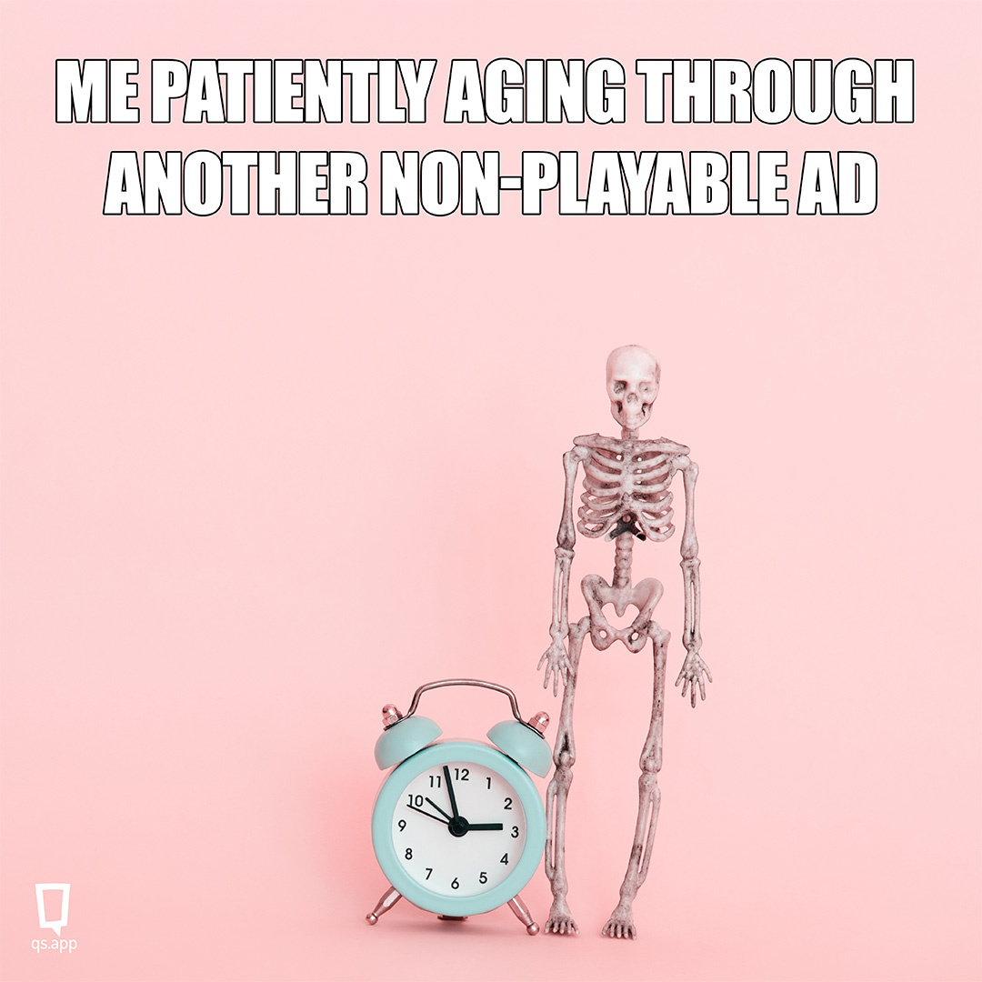 QuicksaveLtd's tweet image. Ads don’t need to be boring.

A bit of interactivity turns them into mini-experiences people actually remember.

With AI-enhanced tools in #QSApp, building playable ads is faster, easier, and code-free.

No one should have to age through another static ad.

#PlayableAds #AdTech