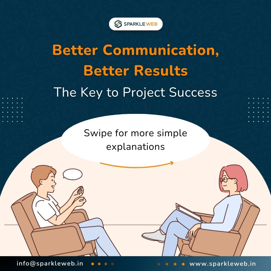 sparklewebdevs's tweet image. Good communication = Great projects! 💬

At Sparkle Web, we keep every project aligned with transparent updates, team collaboration &amp;amp; client clarity.

Because success starts with a conversation.

#communication #sparkleweb #projectsuccess #teamwork #techagency