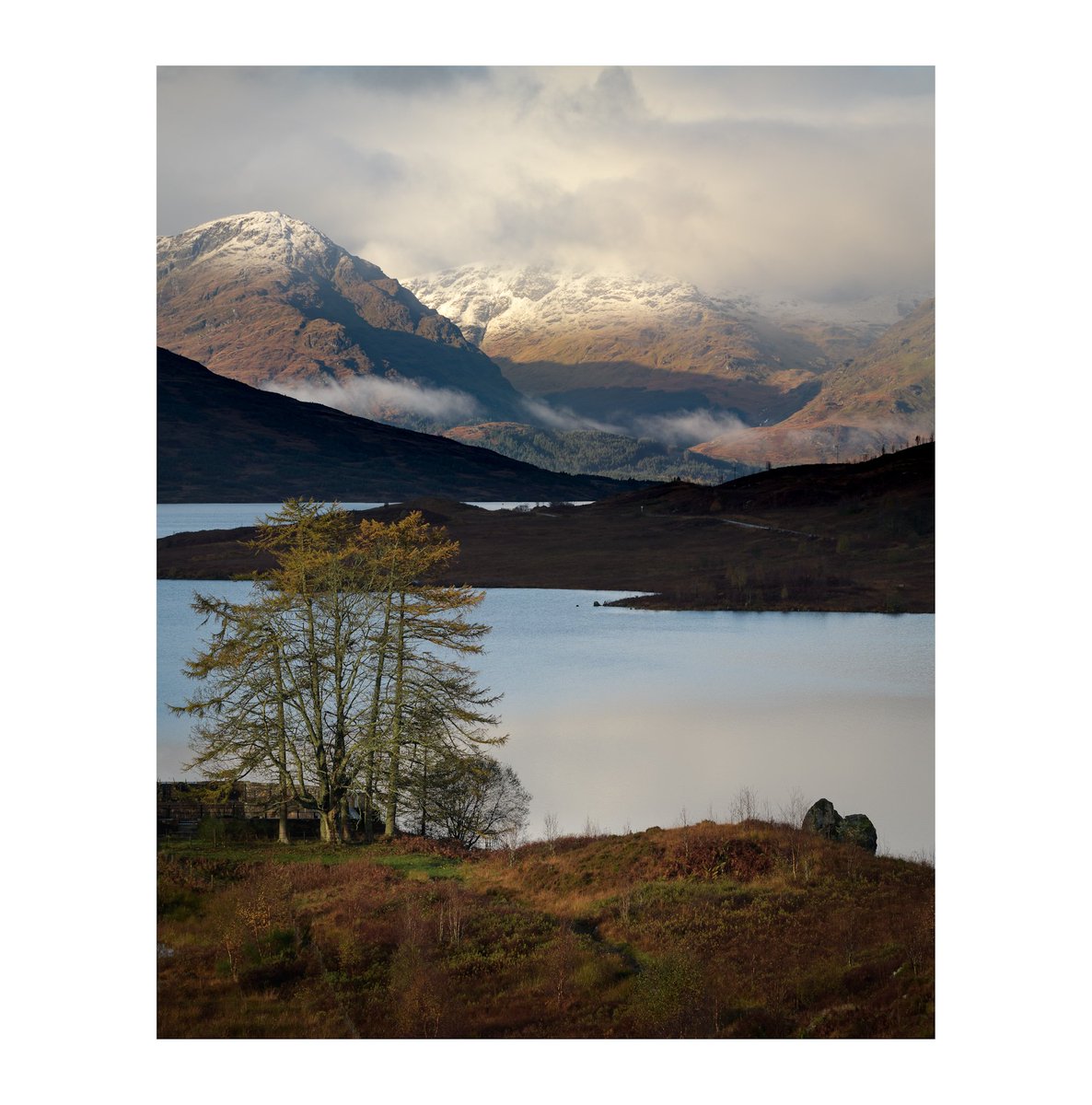 From a recent visit to Loch Arklet, expecting more snow to be around in the coming week. 

#Scotland
#Photography