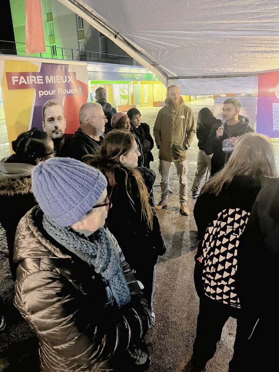Les soirées comme hier expliquent pourquoi je suis engagé en politique. La rage de se battre, on sait pour qui, on sait pour quoi.

Magnifique moment d'échanges à la Grand Mare hier, quartier populaire des Hauts de #Rouen.

Le programme de <a href="/FaireMieuxRouen/">Faire Mieux pour Rouen</a> sera porté avec et pour