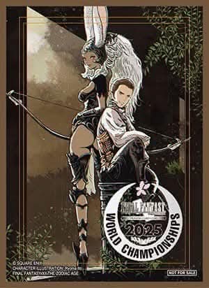 Le playmat et les sleeves du championnat du monde 2025 qui se déroulera les 6 et 7 décembre.