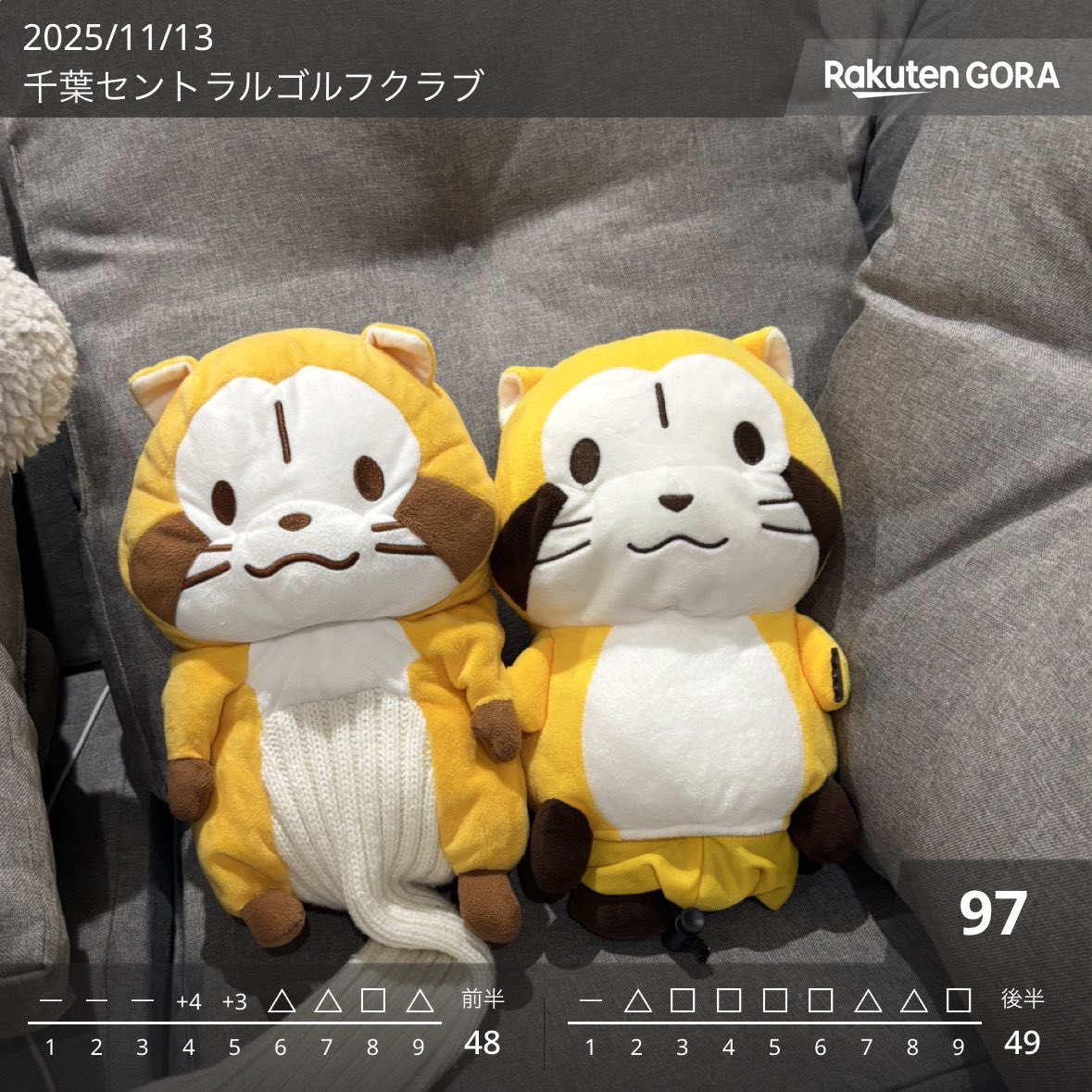 m_yuca's tweet photo. レーザー距離計を使ってて、今までずーっとyard表示じゃなくて、メートル表示だったのに昨日初めて気づいた😳
自分の距離計で飛距離を認識してたので、思ってるより10yard近く飛距離が伸びた😛
雨だったので、ヘッドカバーたちをお風呂に入れて寛いでるところ♨️
#らすごる　#ラスカル https://t.co/WqXpQm7EgE