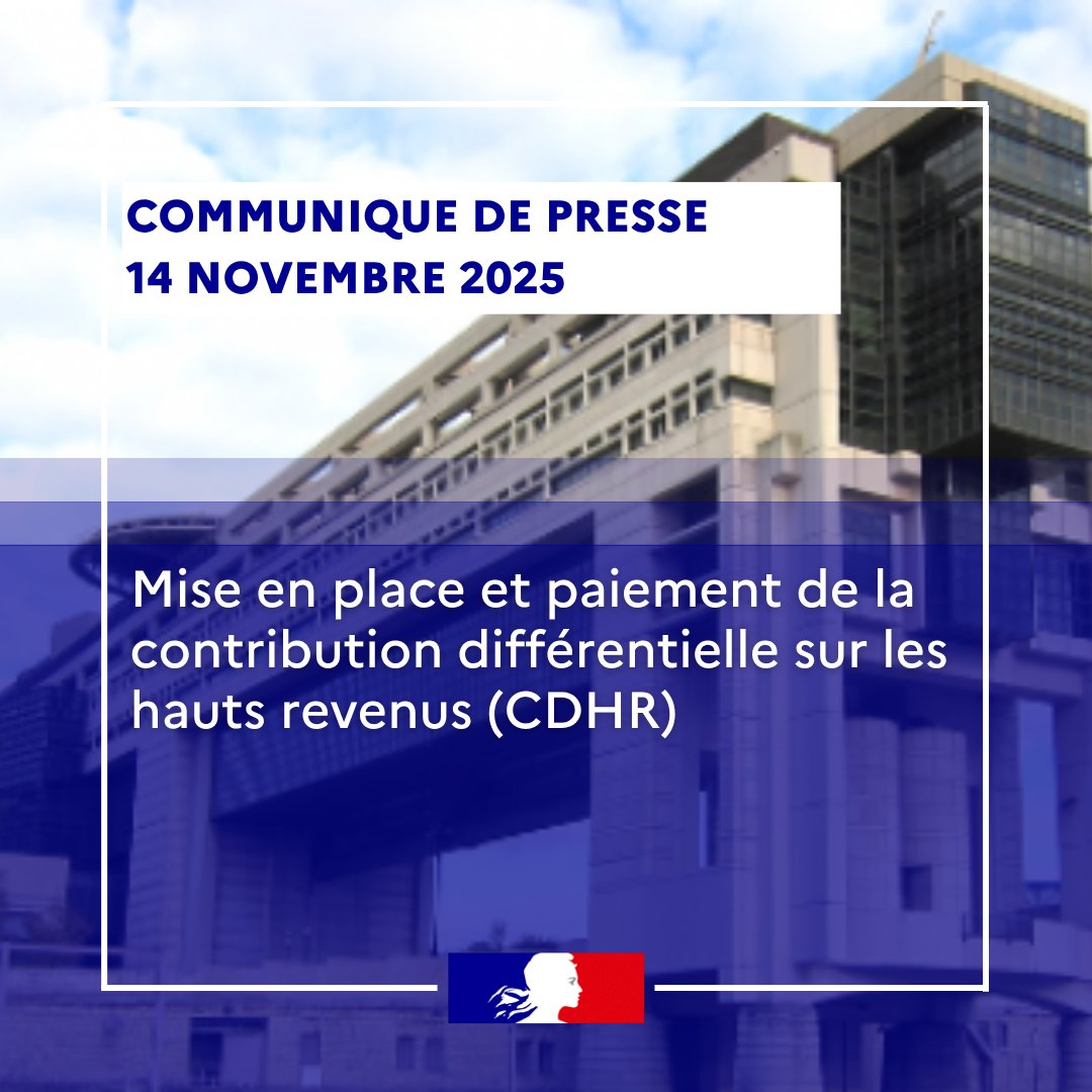 🔴 Pour contribuer au redressement des comptes publics, l'article 10 de la loi de finances n° 2025-127 du 14 février 2025 instaure une contribution permettant d'assurer une imposition minimale de 20 % des plus hauts revenus.

Pour + d'infos ➡️ presse.economie.gouv.fr/mise-en-place-…