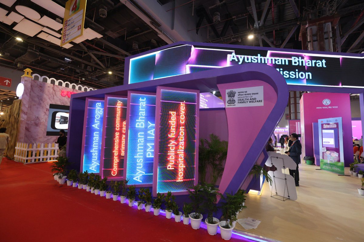 #HealthForAll

Union Health Secretary Inaugurates Ministry of Health and Family Welfare’s Health Pavilion at the 44th India International Trade Fair at Bharat Mandapam

This year’s pavilion, themed “स्वस्थ भारत श्रेष्ठ भारत”, highlights the Ministry’s central role in shaping