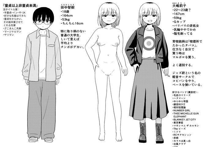 ãç«¥è²ä»¥äžéç«¥è²æªæºãã®ãã£ã©èšå®è¡šã§ã