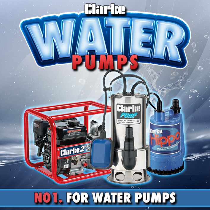 MachineMartUK's tweet image. Need water moved fast and hassle-free? 💧💪 Clarke Water Pumps handle everything—from floods and deep pits to garden ponds and drainage. Whatever the job, there’s a Clarke pump for it. 
#ClarkePumps #WaterSolutions #Drainage #FloodControl #GardenPonds