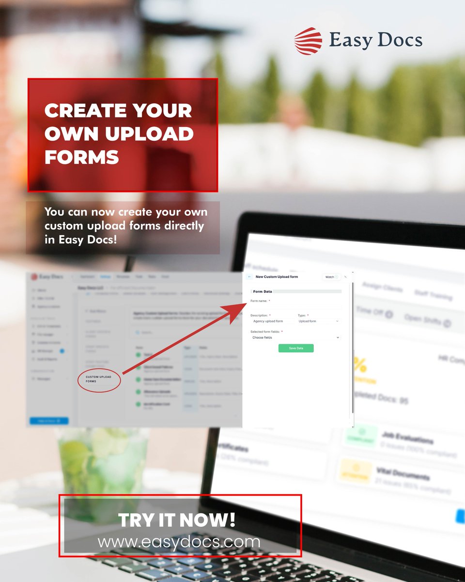 Easycaredocs's tweet image. 📢 Exciting Update for Easy Docs Users!
You can now create your own custom upload forms directly in Easy Docs! 🎉

No more using just the Miscellaneous tab — now you can design forms that fit your workflow.

#EasyDocs #CareAgencies #NewFeature #caregiver