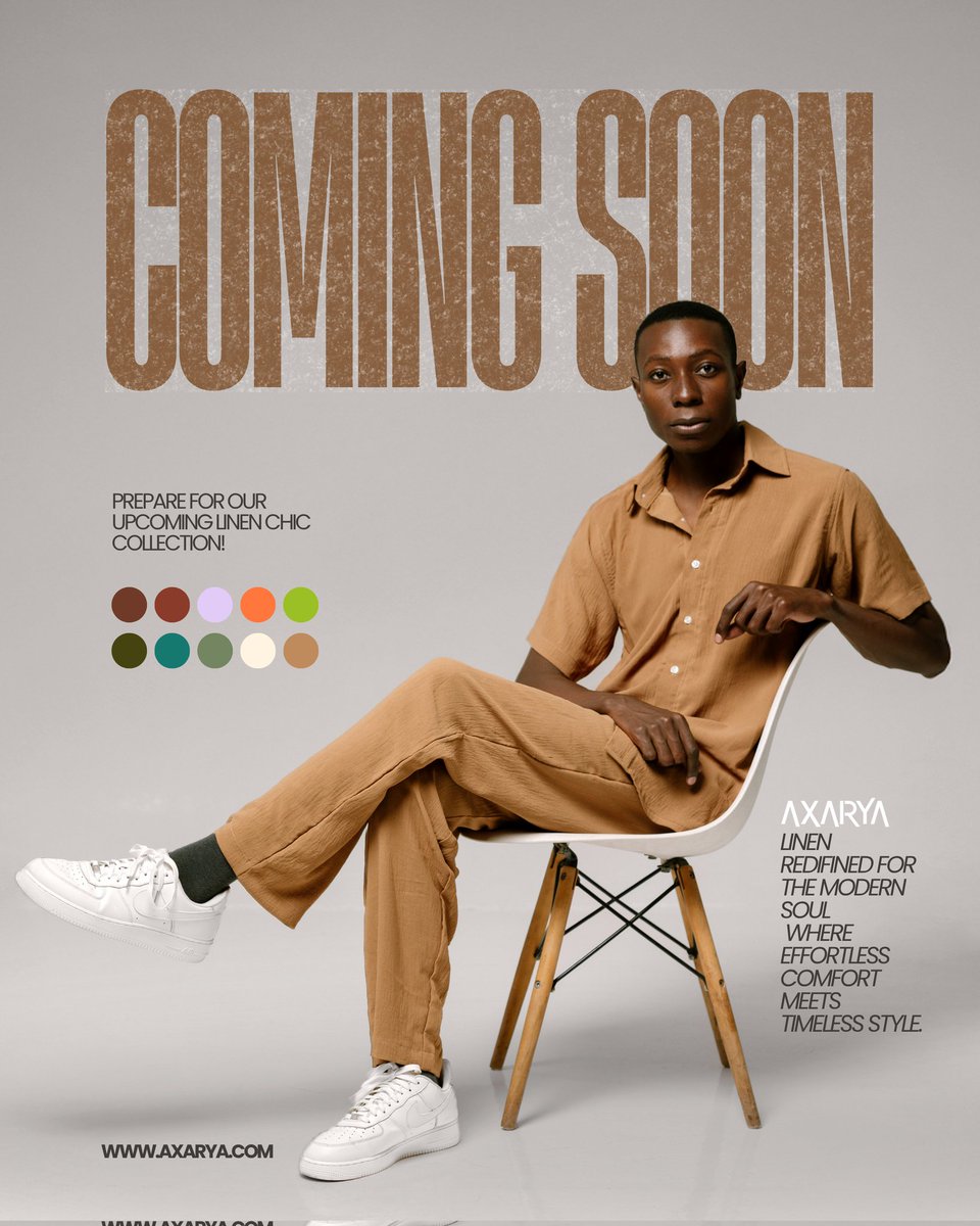 lincolnAXARYA's tweet photo. Luxury should feel effortless.
This November, we unveil The LinenChic Collection - breathable textures, refined silhouettes and timeless quality made for the modern soul.
Stay close. Something beautiful is coming.

#AXARYA #ConsciousCreation #LinenChicCollection #Fashion #Style https://t.co/7C0onmTxxp