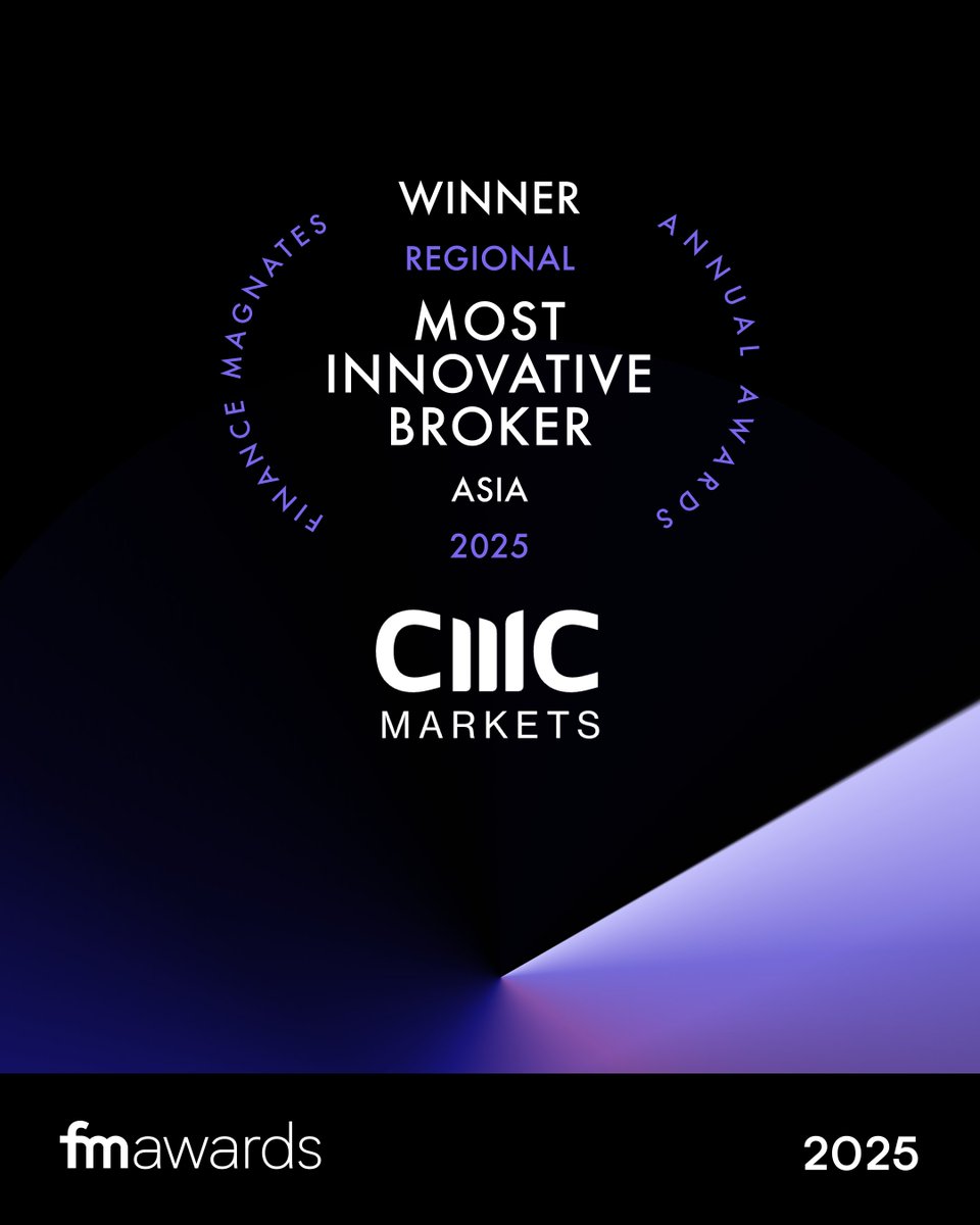financemagnates's tweet image. 🏆 CMC Markets Singapore: Most Innovative Broker 2025 (Asia)! Recognised for new tools and features tailored to Asian markets, CMC Markets is raising the bar for innovation and trader experience.

#CMCMarketsSingapore #FMAwards #Asia #TradingInnovation