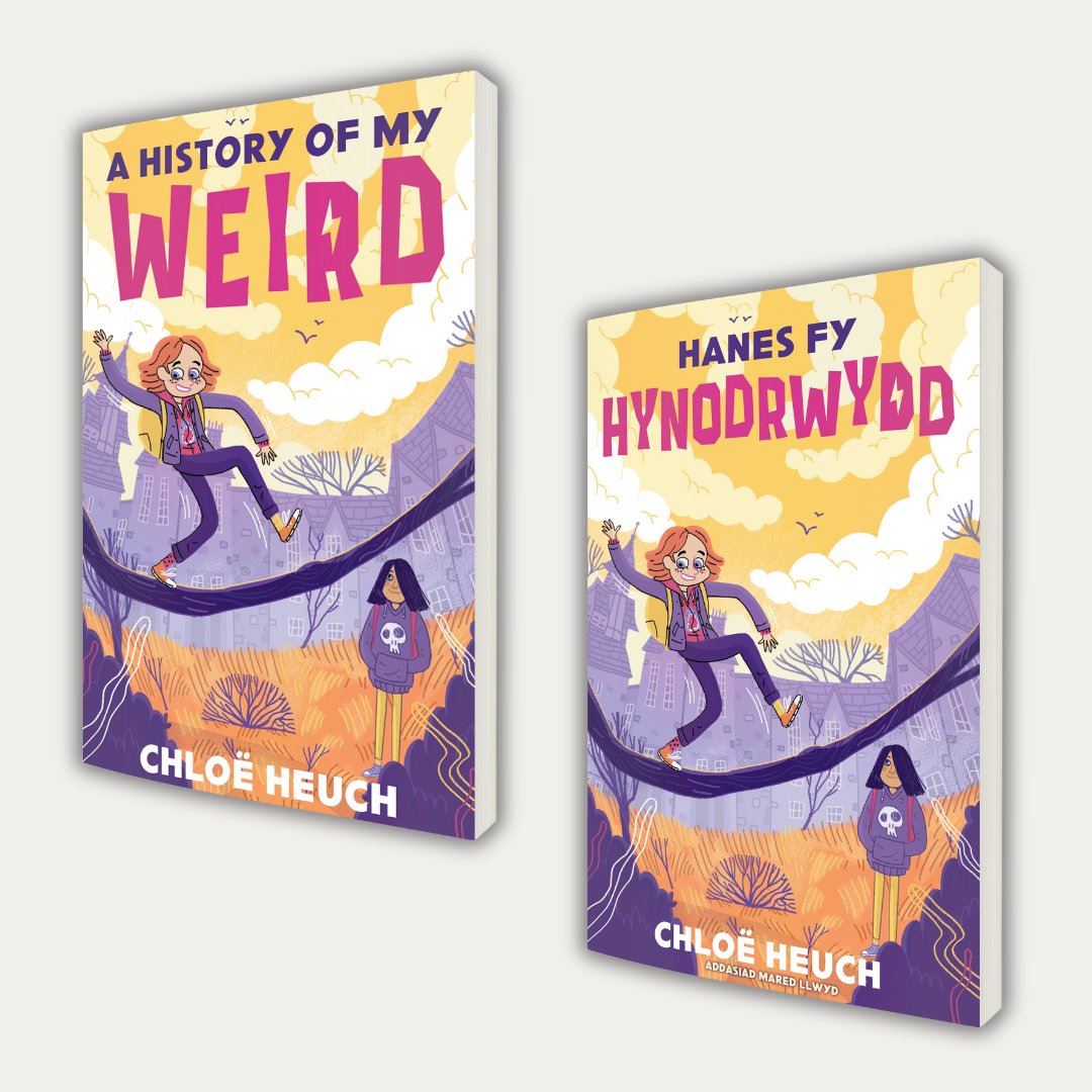 FireflyPress's tweet image. Delighted to be part of this important project with the Wales Children&apos;s Book of the Year winner #AHistoryofmyWeird / #HanesfyHynodrwydd by @clogsulike, adapted by #MaredLlwyd 📚🌙