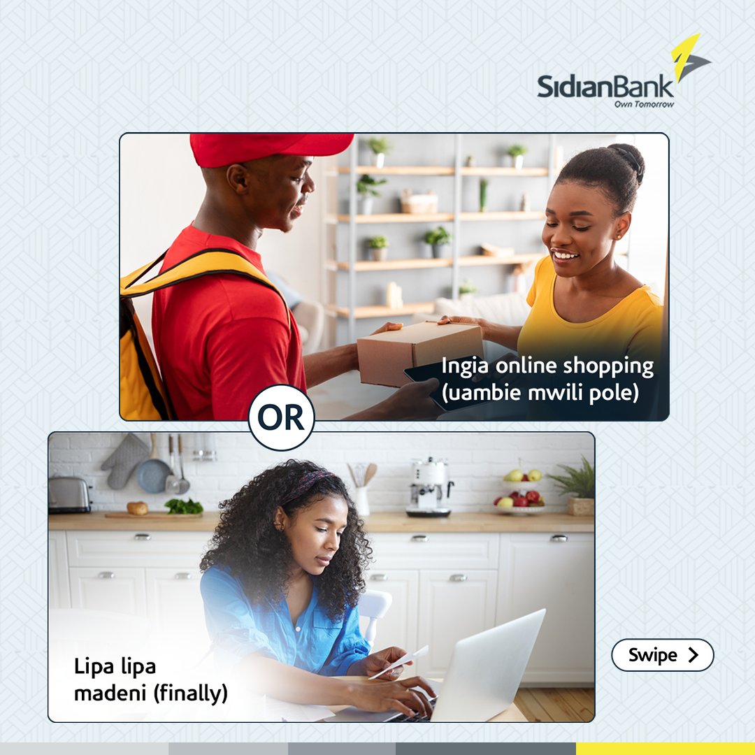 SidianBank's tweet image. So now it's mid-month, you're counting the days… alafu, just imagine.. Someone sends you 5,000 bob randomly! 🤯

What’s your first move?

Swipe through and choose your destiny. Let us know your choices 👇

#EasyFriday #TGIF #WeekendVibes