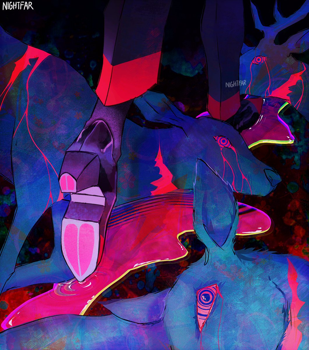 _NIGHTFAR_'s tweet image. #Alastor #HazbinHotel 
Deer cannibal