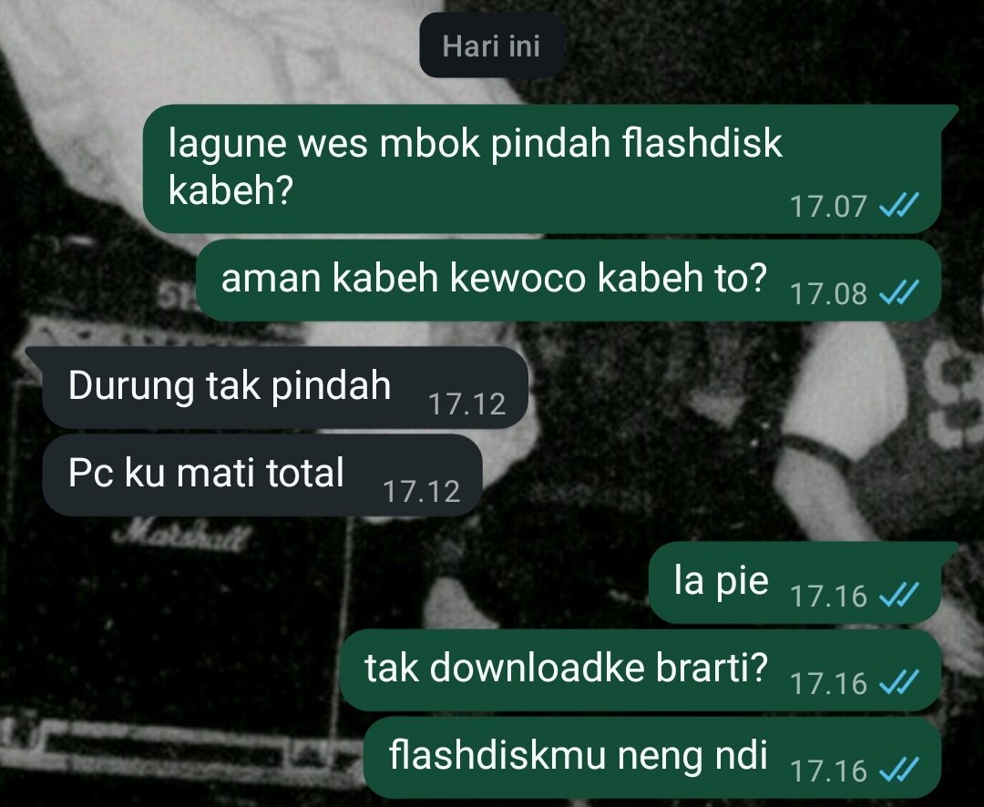 yungalah jembut ki gek nek ra tak wa ki pie, h-1 lo iki