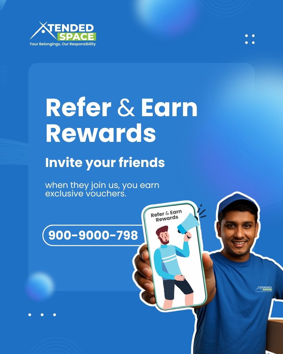 XtendedSpace's tweet image. Xtended Space offers secure and flexible storage solutions so you can move at your own pace. Store your belongings safely while you settle into your new space — stress-free and convenient. 🏡

📞 Call us: 900-9000-798
🌐 Visit: xtendedspace.com

#RelocationMadeEasy