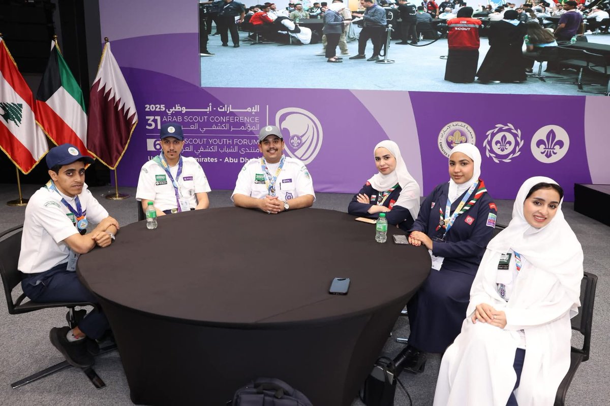 scouts_org_sa's tweet photo. اختتمت @scouts_org_sa أمس مشاركتها في أعمال المنتدى الكشفي العربي السادس للشباب، الذي نظمته المنظمة الكشفية العربية –، بالتعاون مع جمعية كشافة الإمارات، وذلك خلال الفترة من 9 إلى 13 نوفمبر الجاري في أبوظبي، بمشاركة وفود شبابية من 19 دولة عربية. https://t.co/JCp8q8hKQD https://t.co/XquVsDlRla