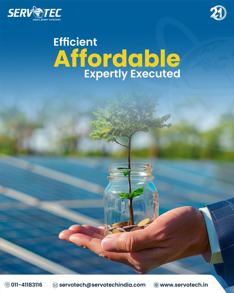 servotech_ltd's tweet image. From planning to powering, @servotech_ltd EPC handles it all. Smart designs, top-quality execution, and reliable service, so your solar journey stays seamless and stress-free.
#Servotech #SolarEPC #GreenEnergy #SolarProjects
