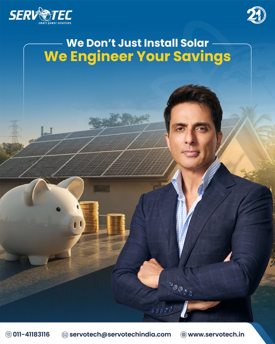 servotech_ltd's tweet image. From planning to powering, @servotech_ltd EPC handles it all. Smart designs, top-quality execution, and reliable service, so your solar journey stays seamless and stress-free.
#Servotech #SolarEPC #GreenEnergy #SolarProjects