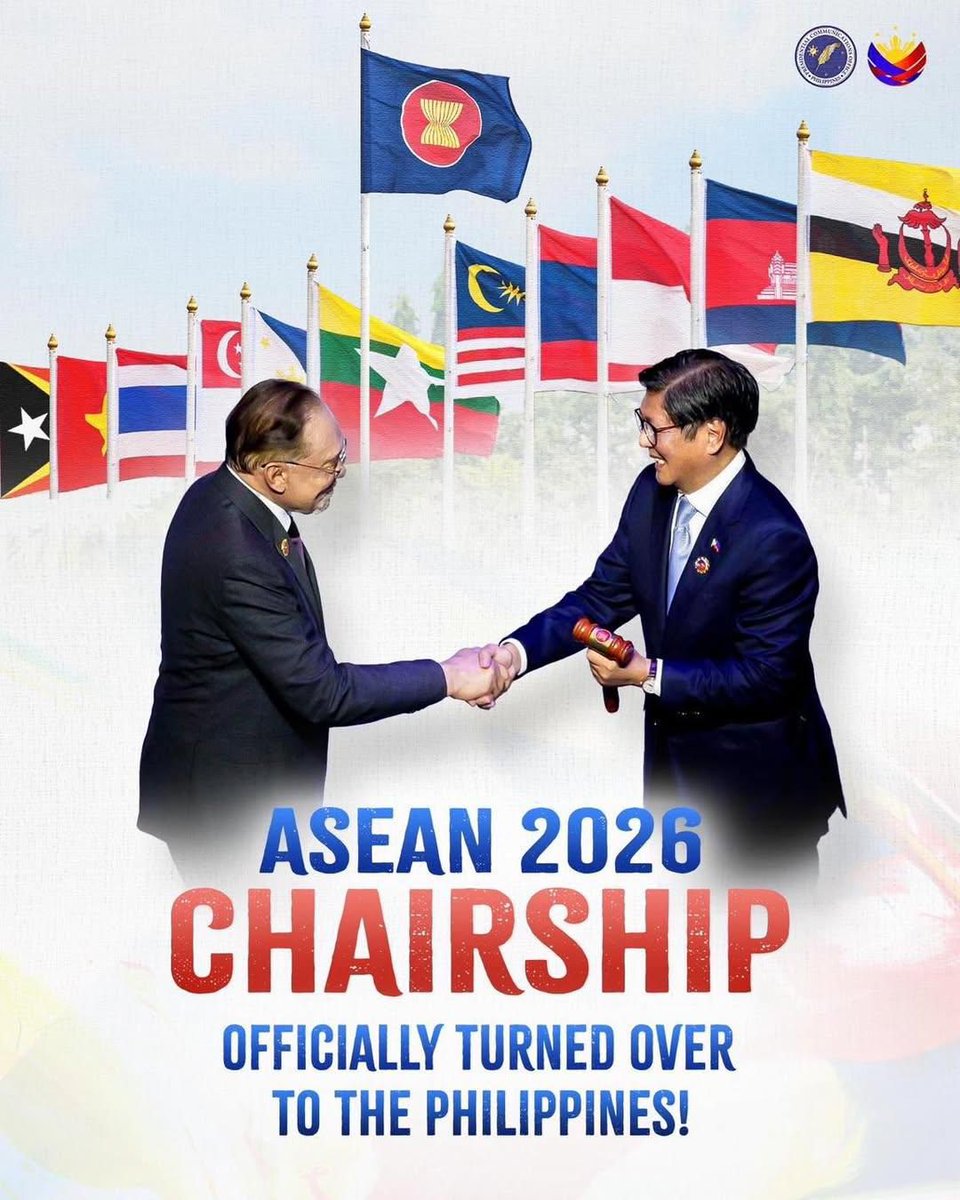 As the Philippines takes the ASEAN helm, the region’s economic and geopolitical texture is shifting. The question now: can Manila sustain the Malaysia-led momentum across the bloc?

#ASEAN #Philippines #Geopolitics #SoutheastAsia #Diplomacy #Policyeast