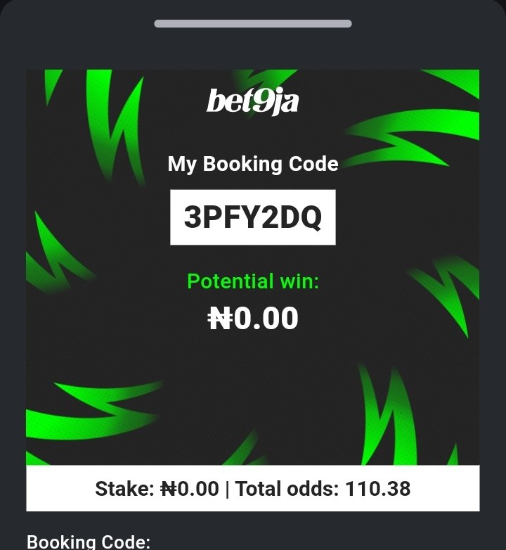 bafreetips's tweet image. 3 Odds &amp;amp; 110 Odds @Bet9jaOfficial

3PFY2DQ
3PFXQS3

#Bet9jaCode

t.me/+V_CoLkPmTqjZZ…
@ForeverDau @Emilyly01