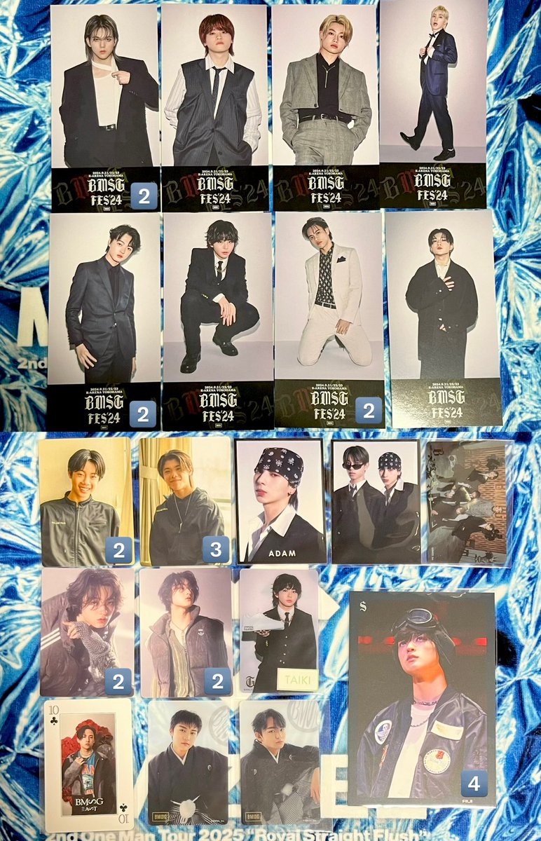 _y914i's tweet image. 【更新】交換 ラスピ BMSG STARGLOW MAZZEL

求▷SEITO🐰&amp;gt; RUI⚡️(異種&amp;gt;&amp;gt;&amp;gt;同種)

譲▷画像1~4枚目🔢
※1,4枚目ALT

PARADEアクスタver.2買いそびれたので切実に求めております🥲🙏🏽
🐰買取◎

お気軽にご相談ください🙇🏻‍♀️💭
 #ラスピ交換  #BMSG交換  #STARGLOW交換  #MAZZEL交換