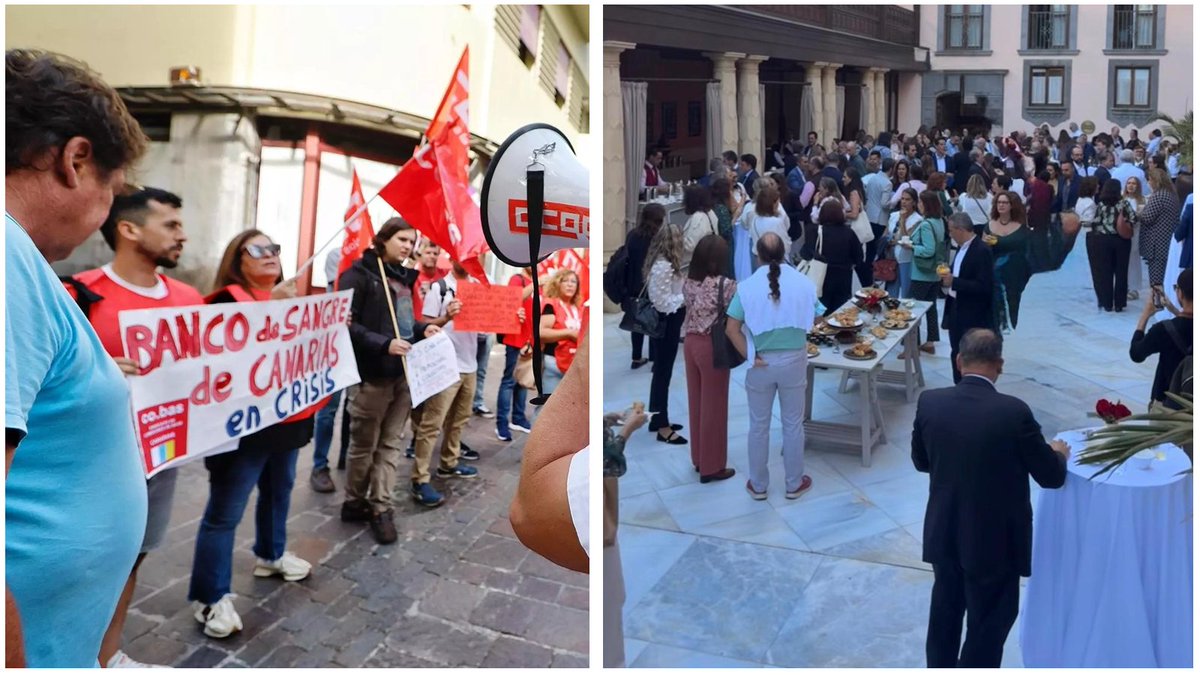 mapdelpino's tweet image. ❌Inauguran otro acto de marketing de los suyos, el Congreso de Derecho Sanitario, mientras los trabajadores del ICHH permanecen dados de baja en la Seguridad Social, algunos llevan casi 2 semanas. Todo muy con arreglo a &quot;derecho&quot;.

Una imagen vale más que mil palabras.

Mientras…