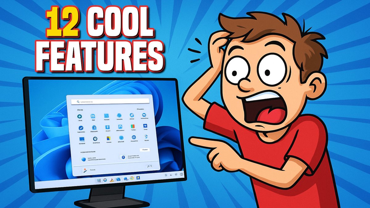 BrettInTech's tweet image. 12 Cool Windows 11 Features You Didn&apos;t Know Existed! 2025
Watch Here: youtu.be/VIlY6LnTO2g