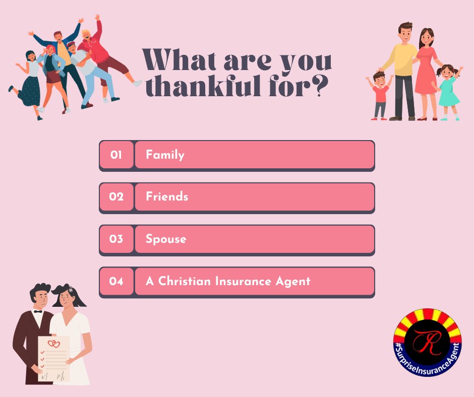 What are you thankful for?

#Thankful
#SurpriseInsuranceAgent