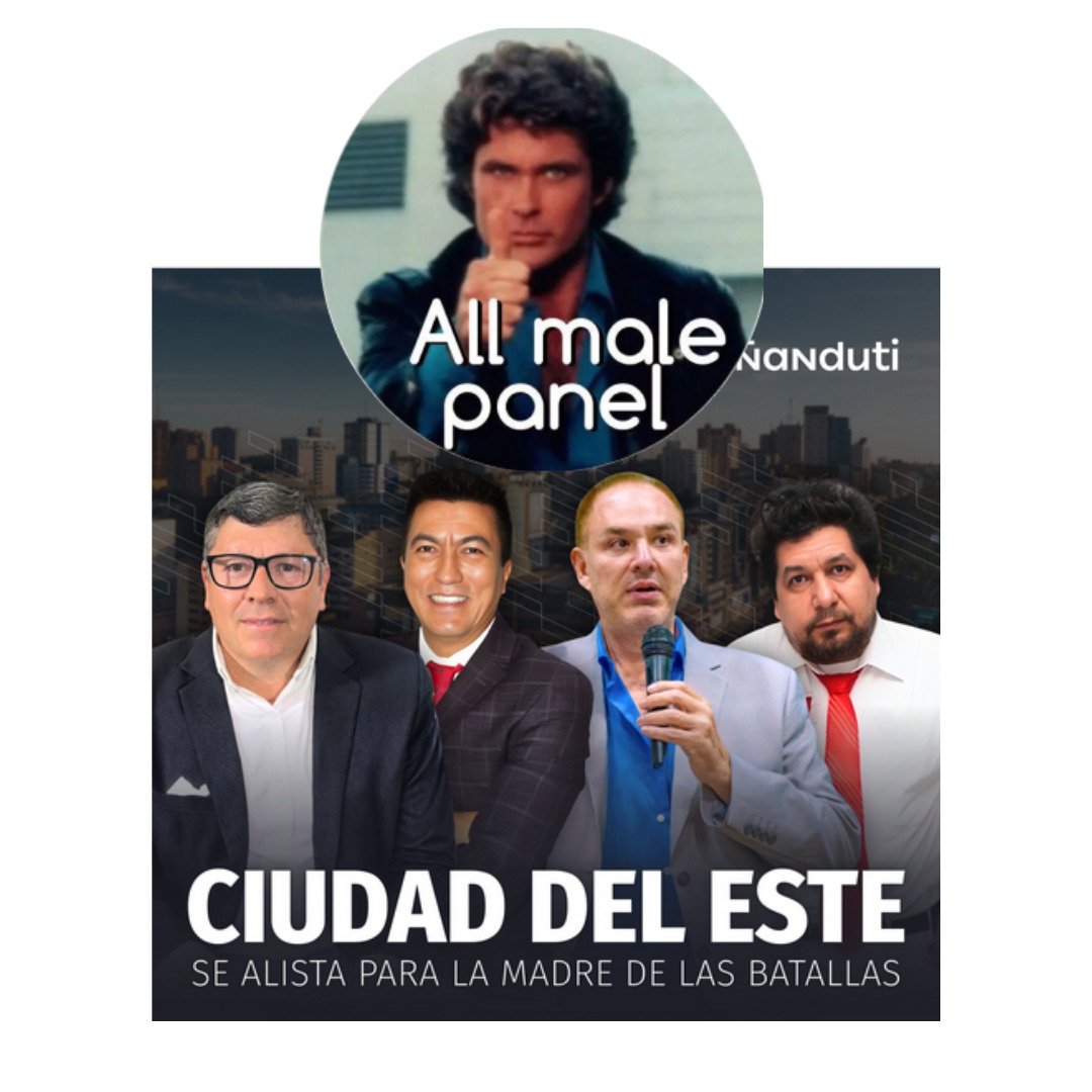 TEDICpy's tweet image. A propósito de las últimas elecciones en CDE #AllMalePanel