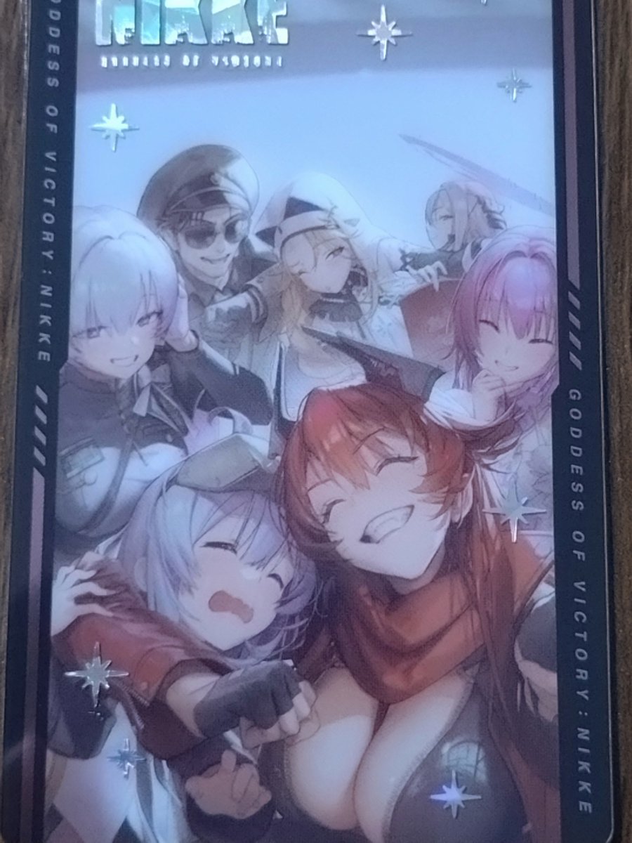 Timon_BoardGame's tweet image. 今日ニケグッズいっぱい買った中でこれが一番嬉しい😆😆😆

のと一緒に3周年記念イベントが切ない……（泣）

#NIKKE3周年 
#ゴッデス
#リリーバイス