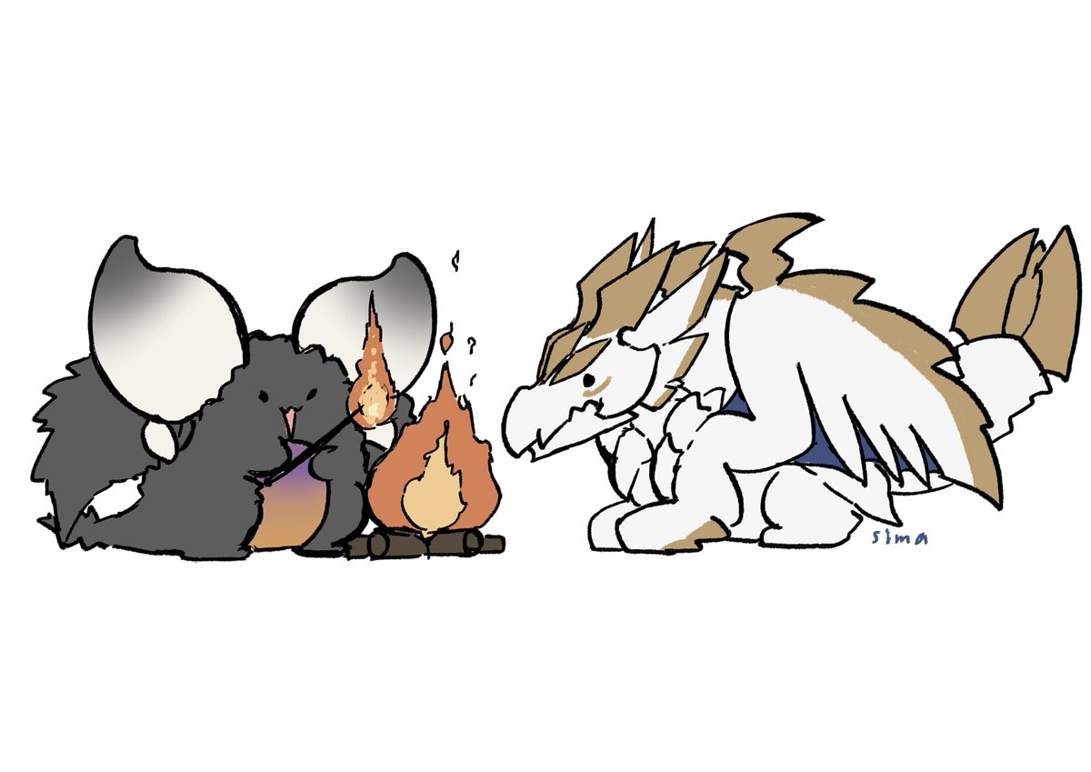 マシュマロ焼き