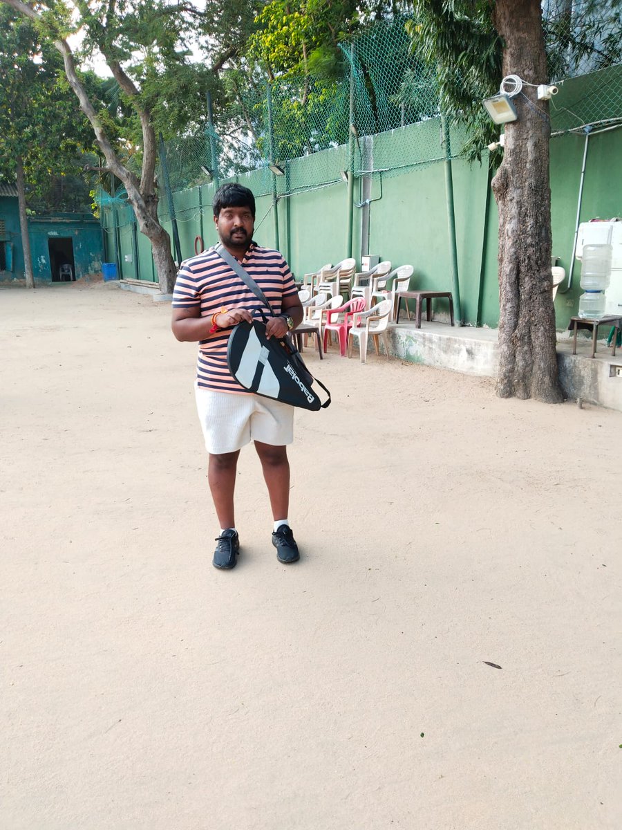 DmVarunbjp's tweet photo. Kick-starting my tennis journey today 🎾
at Cercle Club, Puducherry!
New energy. New goals. Ready to smash every challenge! 💪🔥
#Tennis #Puducherry #CercleClub #TennisLife #GameOn #FitnessJourney #SportsVibes https://t.co/U6H7pjZUXw