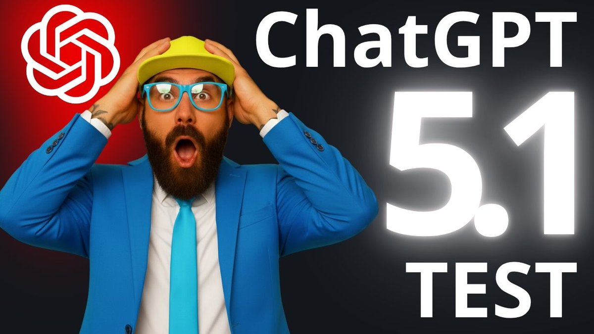 ParlonsIAx's tweet image. GPT-5.1 vs GPT-5 Pro vs Gemini 2.5 Quelle AI est VRAIMENT la Meilleure?  video: youtu.be/7Rs4zaaSwlY youtube.com/@IAExpliquee.x #chatgpt51 #gpt51 #gpt5 #chatgpt5 #opeani #argent