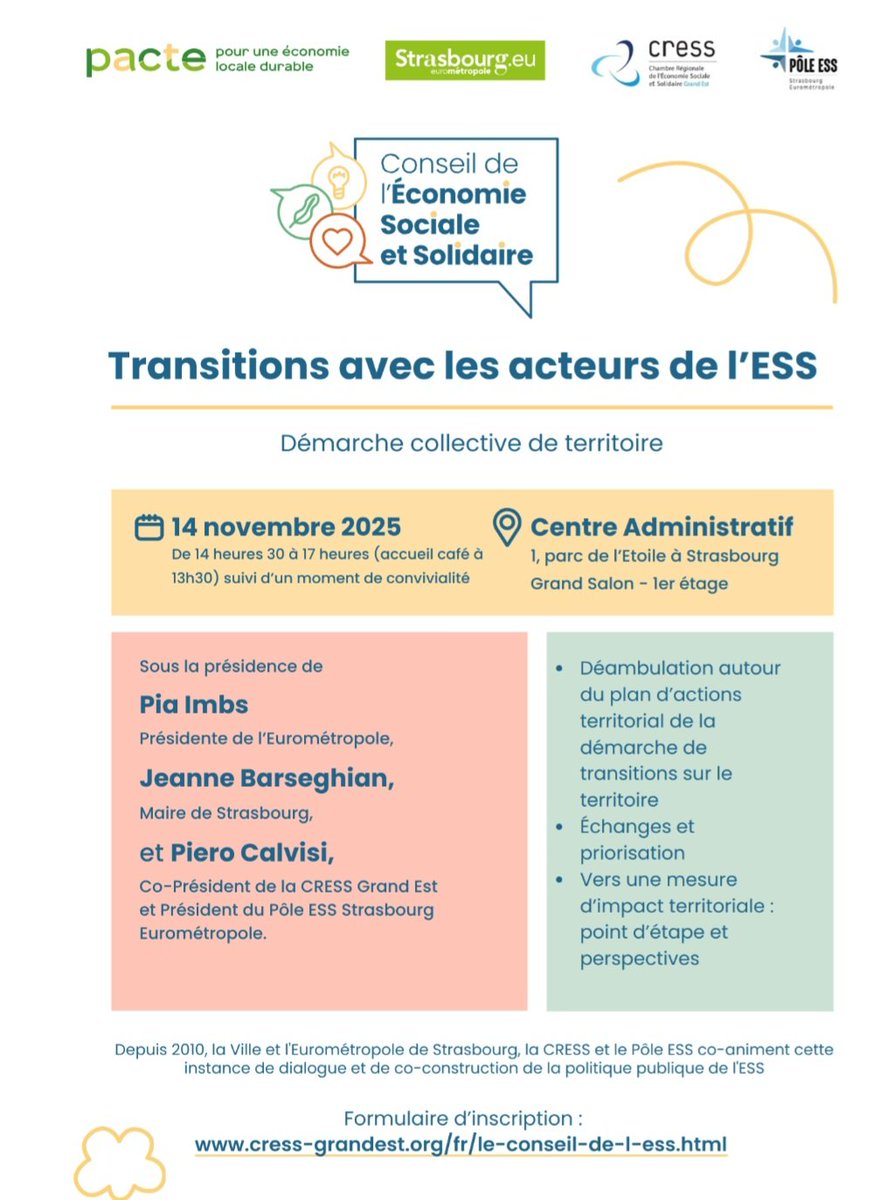 JPhilippebrun's tweet image. [#Ess - Plénière] @AlterEco_, blog M.#Abhervé : "Plénière du #Conseil de l'#Ess" à @Strasbourg (67), ce ve. 14/11 ➡️ share.google/0iiS6JbnuISQf0… cc @JeanneBarsegh @cress_grandest @Alsace @regiongrandest ⤵️