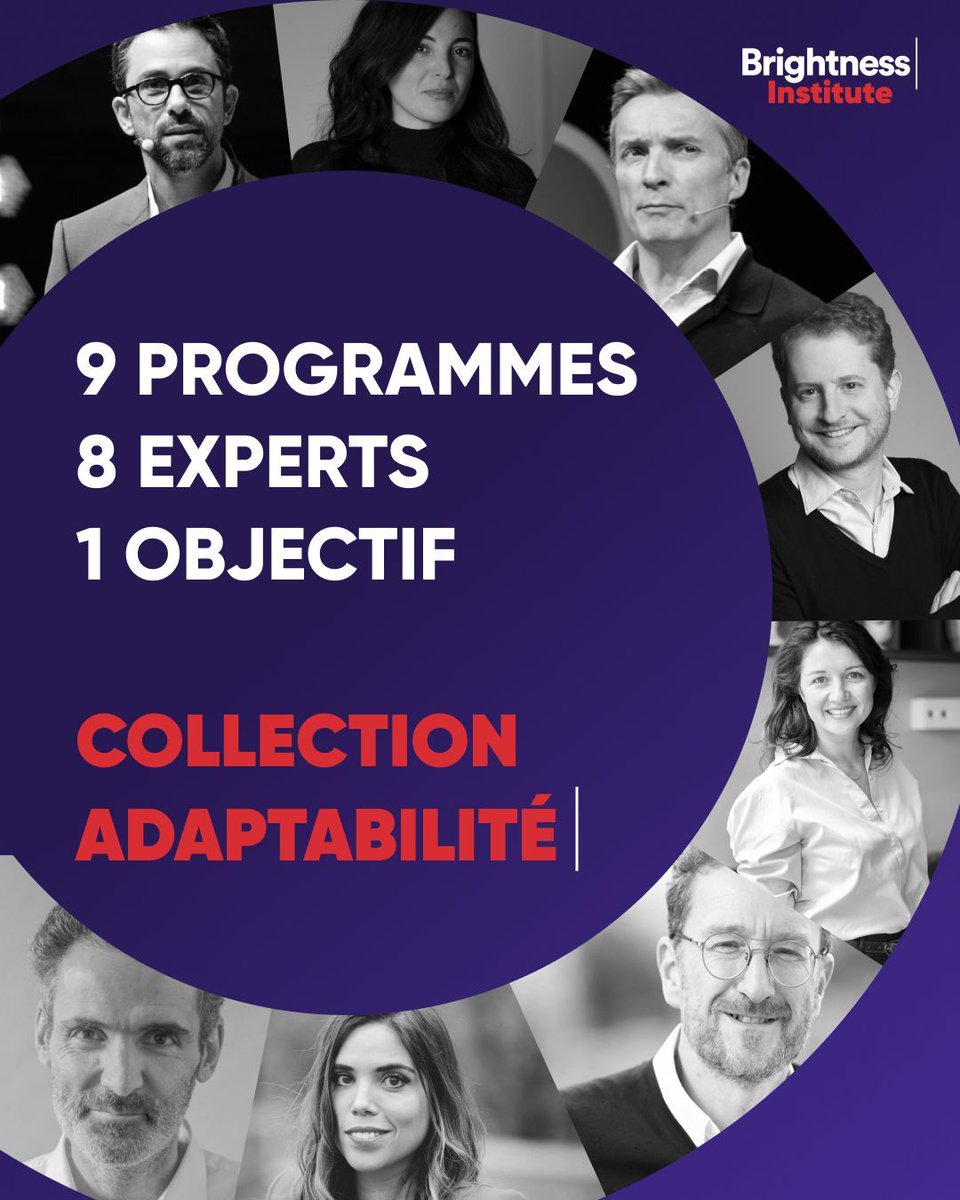 Le monde change plus vite que nos organisations.
Brightness Institute réunit 8 experts pour explorer l’adaptabilité sous toutes ses formes dans sa 1ʳᵉ collection de formations : “Adaptabilité”.

👉 Découvrez-la : brightness-institute.fr