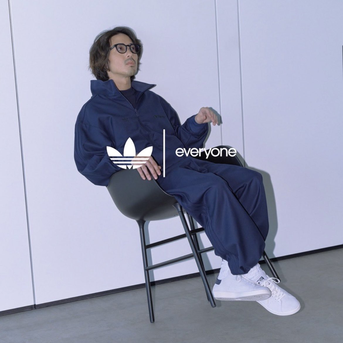 ADIDAS EVERYONE Track Top Black 三好良 Adidas Originals R3CD Track