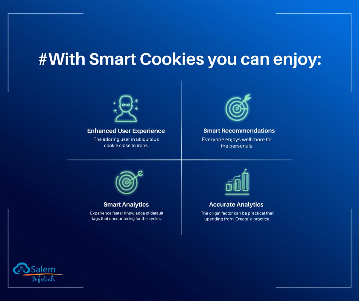 salem_infotech's tweet image. At Salem Infotech, we believe in technology that enhances every click — creating faster, smarter, and more meaningful digital experiences.
saleminfotech.com

#Cookies #UserExperience #SmartBrowsing #DigitalExperience #TechSolutions #SalemInfotech #Innovation #WebTechnology