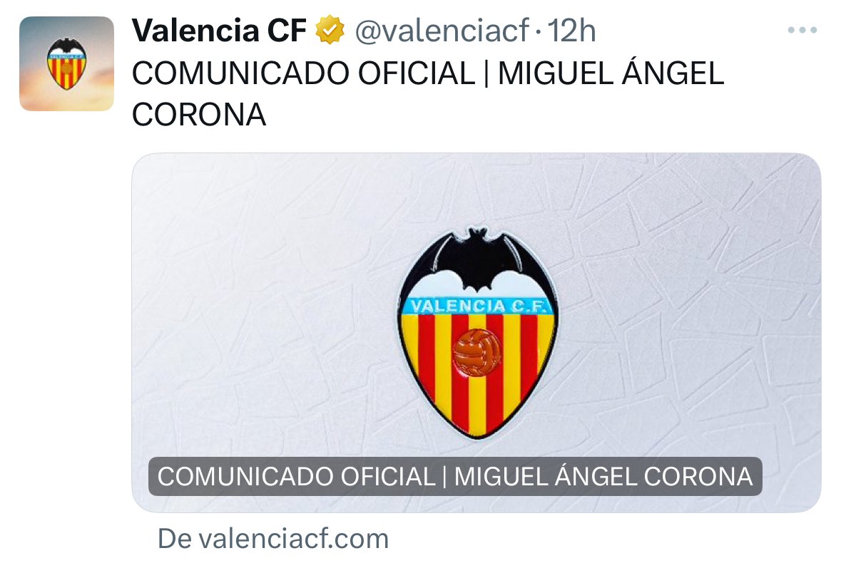 A esto se le llama Acción-reacción 

No es la primera, pero tampoco será la última 

Vayan preparando otra noticia <a href="/valenciacf/">Valencia CF</a> que en breve se viene otra cosa ….