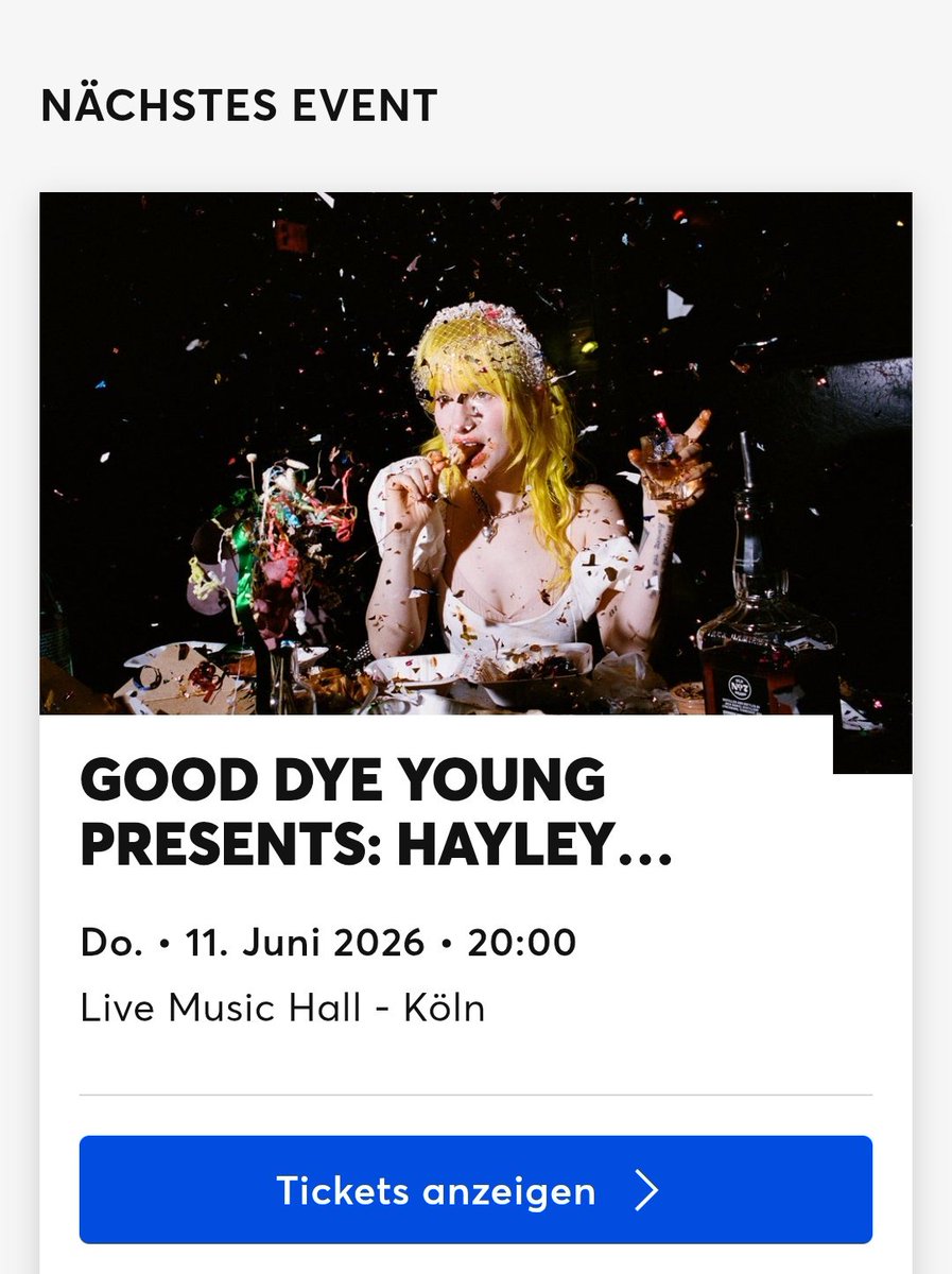 13bejuled's tweet image. This is everything 💛 I&apos;m so excited to see Hayley Williams live next year!