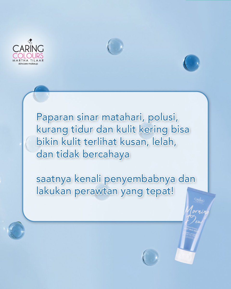 CaringColoursMT's tweet photo. Gak pede keluar rumah, karena kulit kusam? Upgrade skincare body-mu dengan Brightening Body Milk Serum kandungan yang dapat mencerahkan, melembabkan dan mengatasi kulit kusam

#CaringColours
#Instanmencerahkan
#BeautyWithBenefit
#BrighteningBodyMilkSerum
#HealthyRadiantSkin https://t.co/d5UYcH70w5