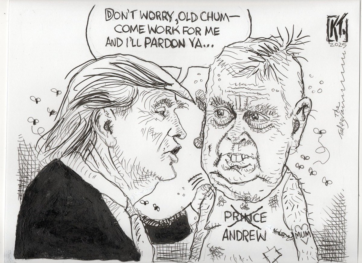 “I beg your Pardon!” His Royal Lowness and the Artist Formerly Known as Prince. 
My cartoon this week on <a href="/StJohnsTelegram/">The Telegram</a>