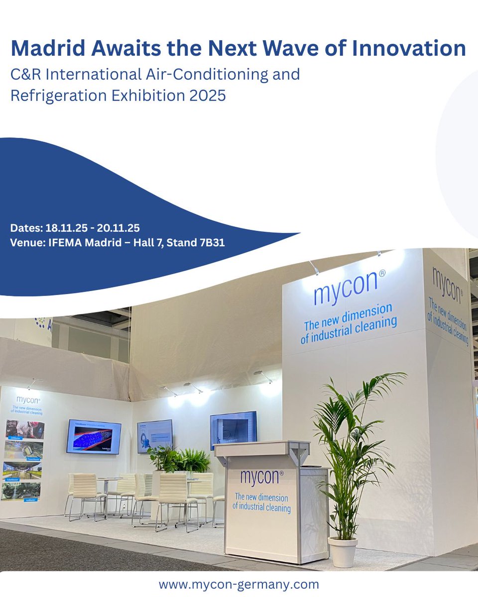myconGermany's tweet photo. Madrid, we’re almost there! Getting ready to showcase advanced cleaning solutions at the fair. Excited to meet and collaborate with experts from across the sector.
@IFEMA 
#gulf #madrid #innovation #ifema #gcc #kuwait #europe #trending #trend #usa #spain #industrial #cleaning https://t.co/M0UvADHDlQ