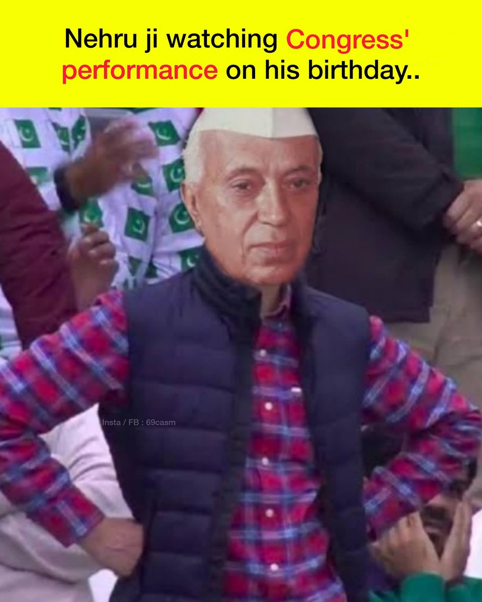 madan_mohan07's tweet image. Nehru ji watching Congress&apos; performance on his birthday..😅😂

#BiharElection2025 
#madanmohan
#JawaharlalNehru