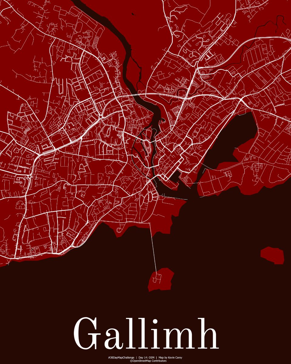 kevinca02369175's tweet image. Day 14: Open Street Map data
I may be biased but Gallimh (Galway) is the best city in Ireland ❤️
I love how easy it easy to get OSM data from QGIS and the quick OSM plugin. 
#30daymapchallenge #arcgispro #qgis #gischat #galway