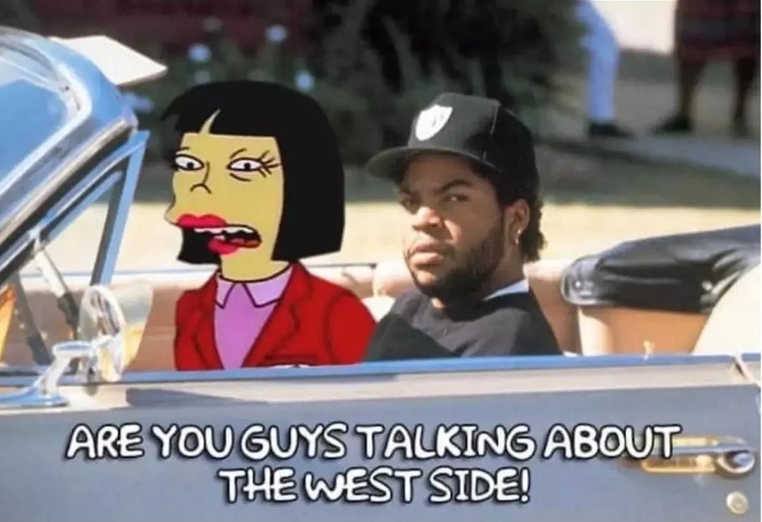 Number one on the West Side! 

#thesimpsons