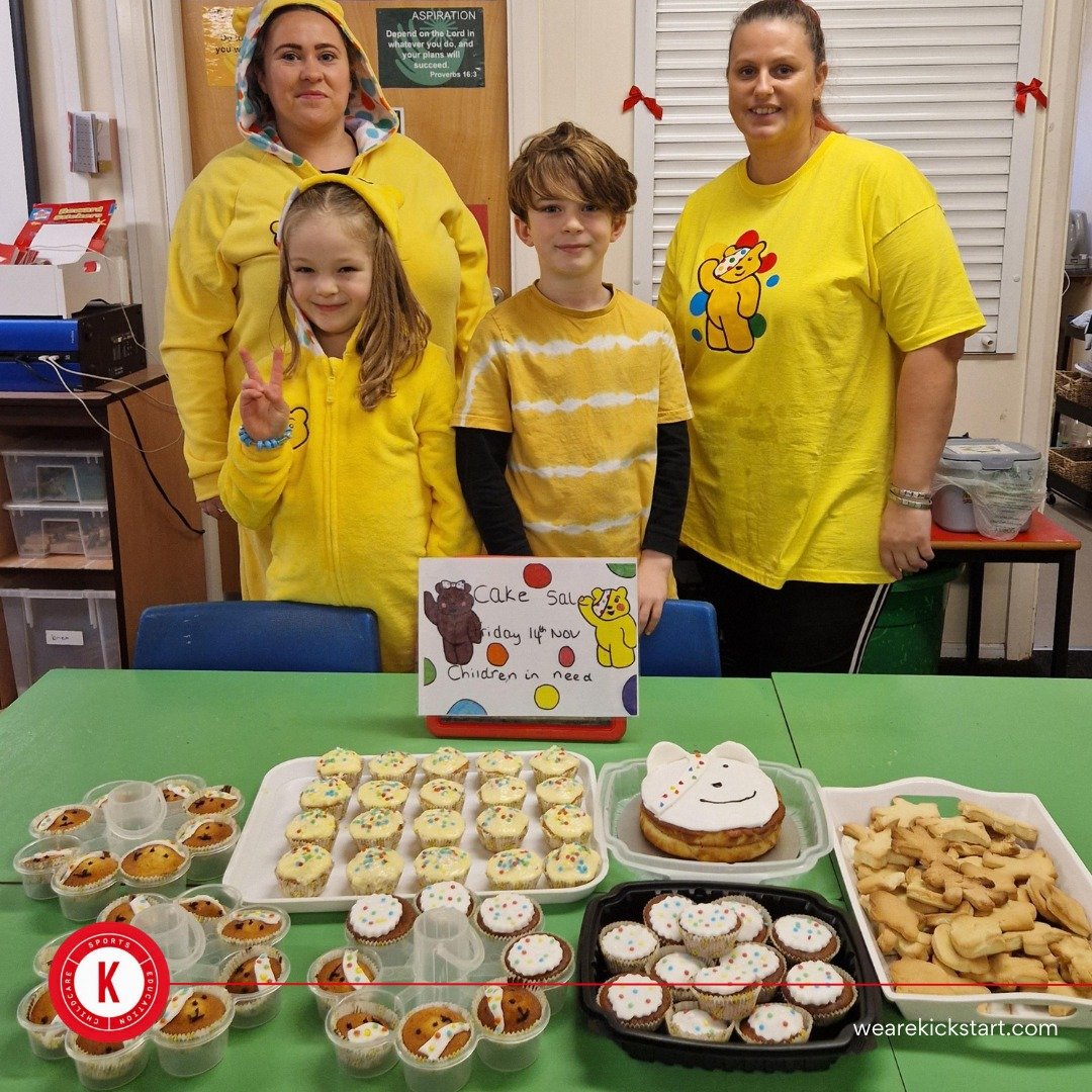wearekickstart's tweet image. Last week at @Stmattsprimary, the children have been very busy baking cakes and biscuits ready for our Children in Need cake sale! 🧁🍪💛
Lots of mixing, decorating and smiling—all for a wonderful cause. 🎉
#ChildrenInNeed #StMatthewsPrimary #BakingFun #CakeSale #Kickstart