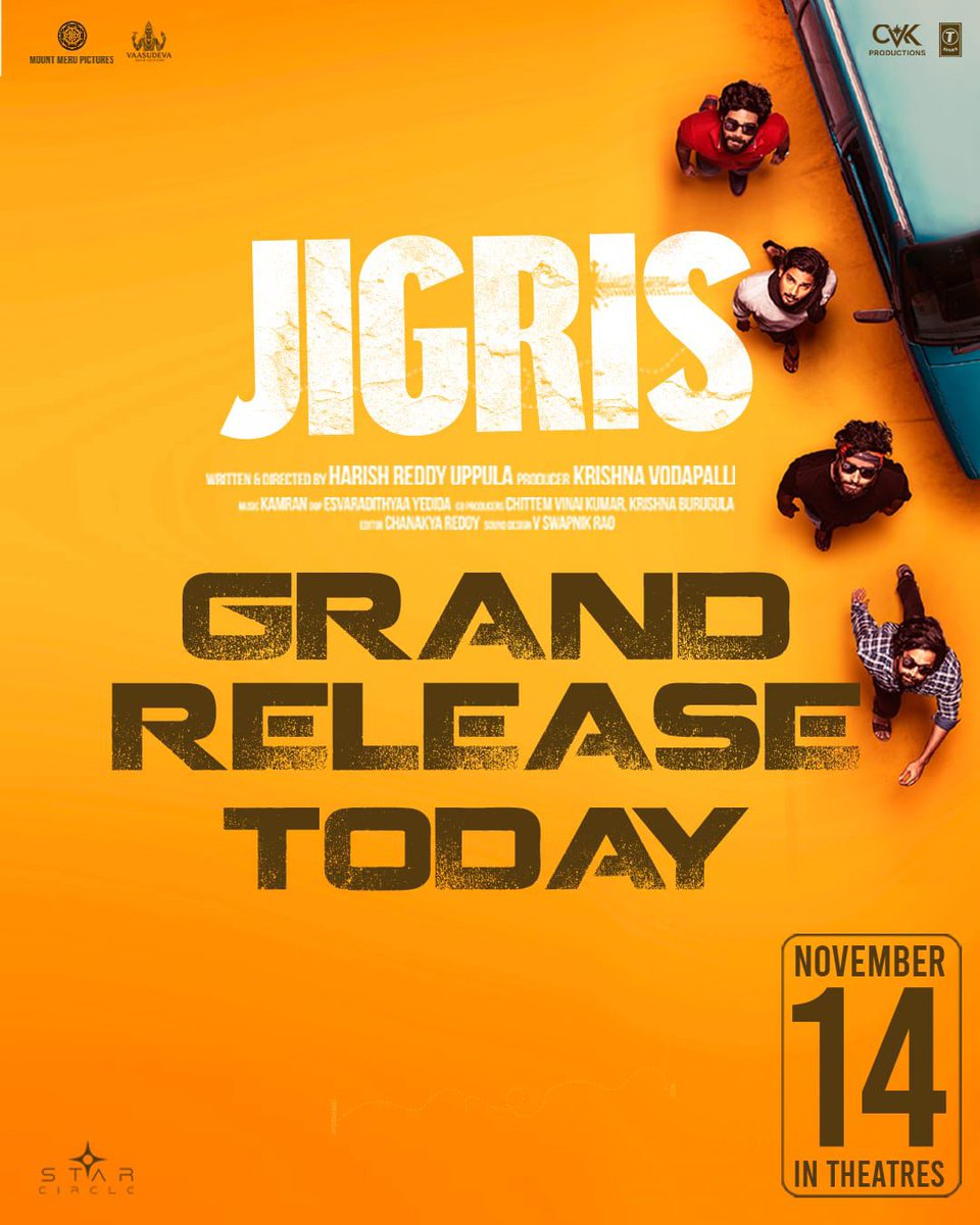 TBO_Updates's tweet photo. #Jigiris delivers clean fun from start to finish and ends on a heartfelt note. A movie to watch with friends! - 2.75/5 https://t.co/7TexTwbH99
