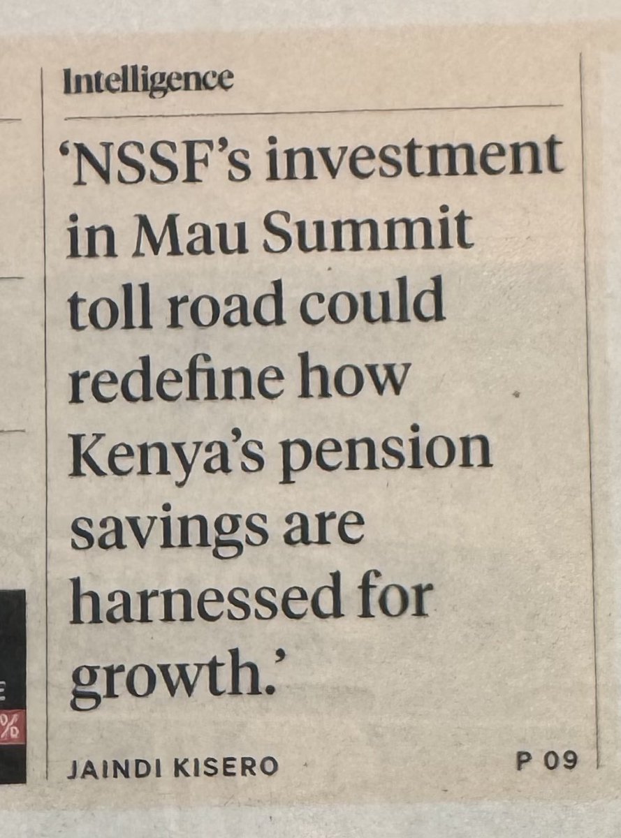 NSSF should issue statements…

The increased NSSF contributions should come with more transparency and accountability such as monthly statements showing contributions AND returns?

Was looking at a payslip for someone making about Kshs. 30K and was shocked by the amount of