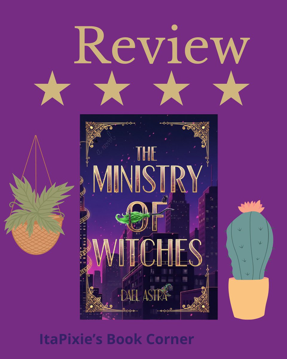 I've just posted a new #review on the #blog for The Ministry of Witches by Dael Astra itapixie.blogspot.com/2025/11/the-mi…

#BookX #Fantasy #Reading #Magic