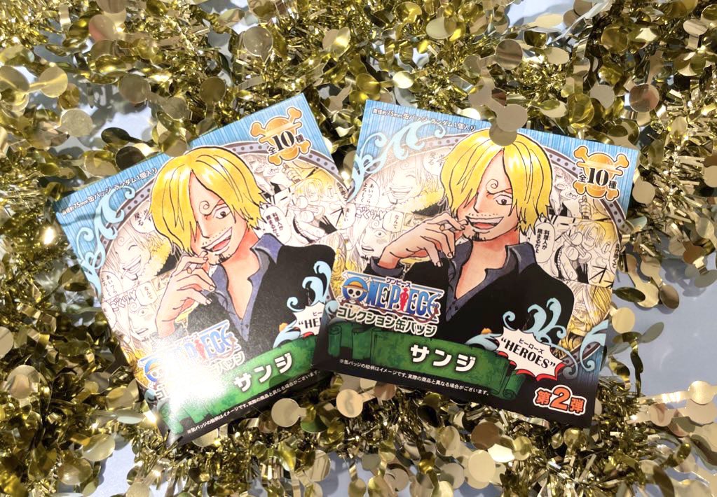 おすすめ】原画商品 コレクション缶バッジ“HEROES” サンジ 第2弾（全10