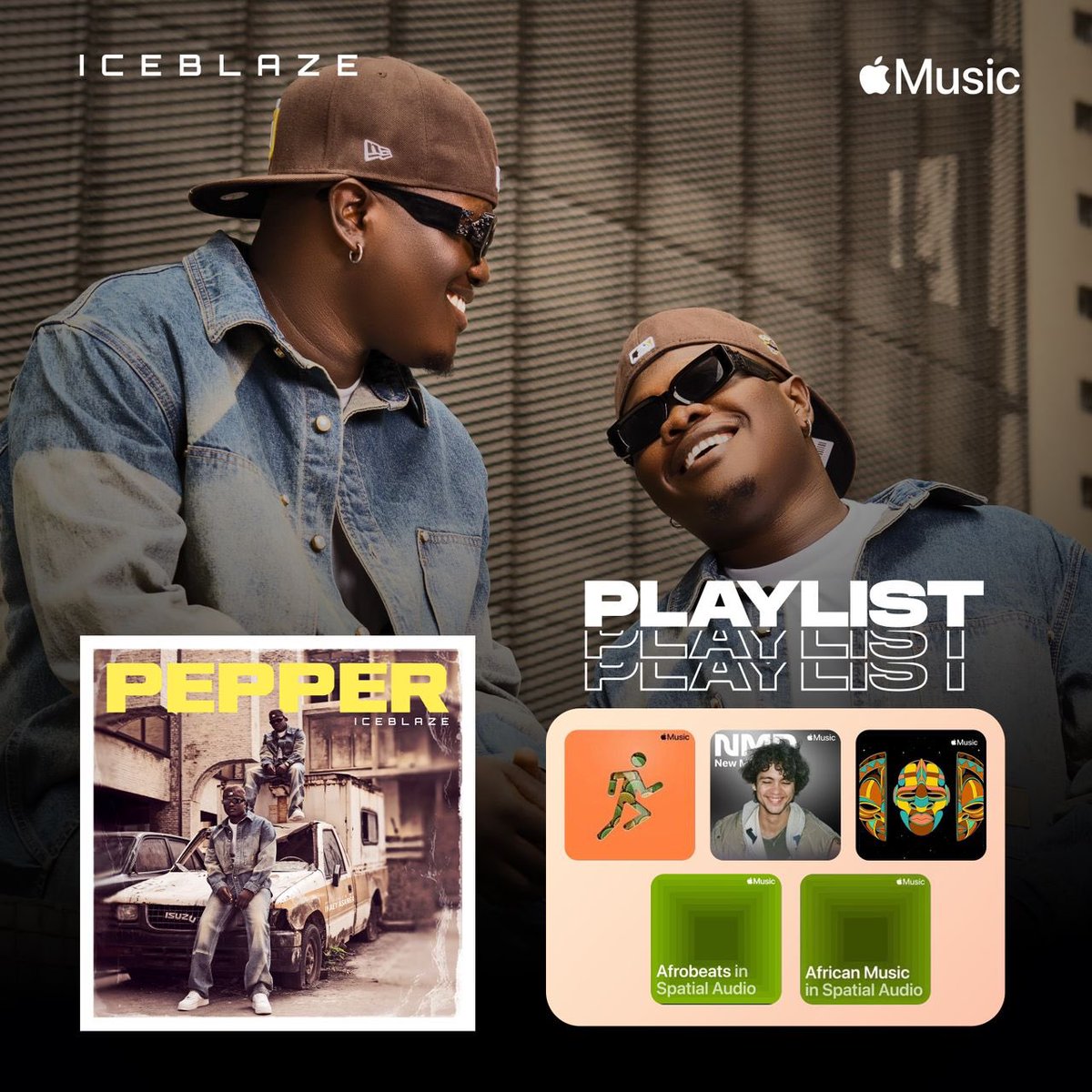temivibess's tweet photo. @X_Iceblaze got a new track on ✋of your favorite playlist.

It’s Pepper Szn
Thank you @AppleMusic 

https://t.co/waQ3ttcyYJ https://t.co/ytzJW19LbO